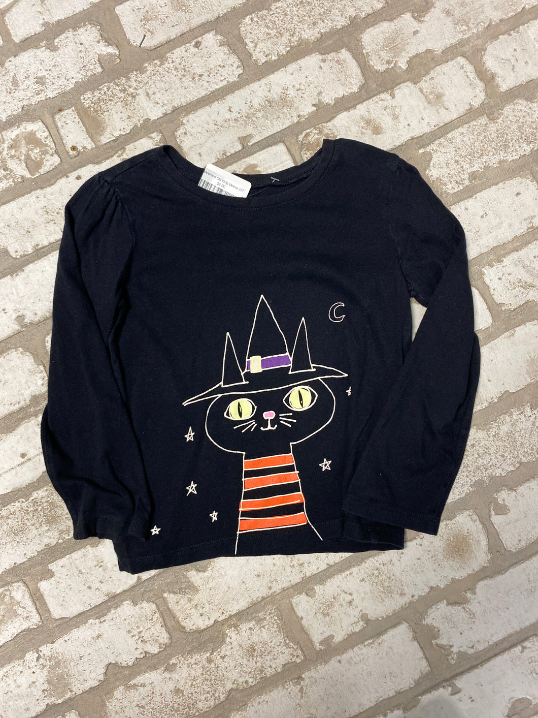 halloween Cat Long Sleeve (5-6)