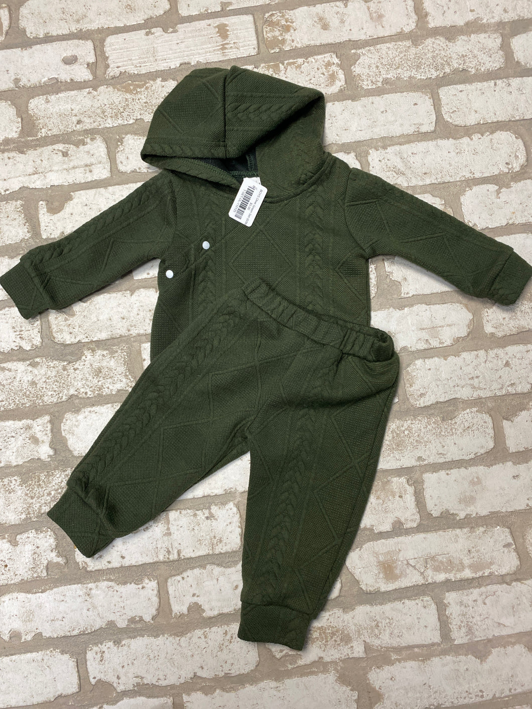 BOYS Olive Green Set (6/9M)