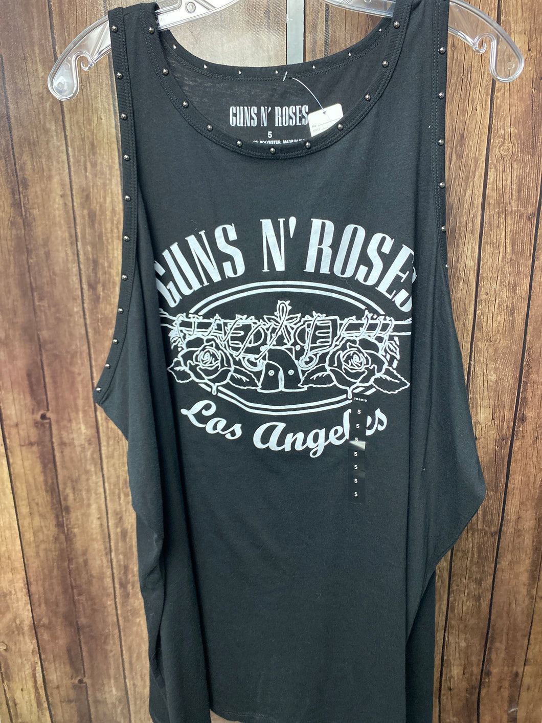 Guns Graphic tank top (5X)