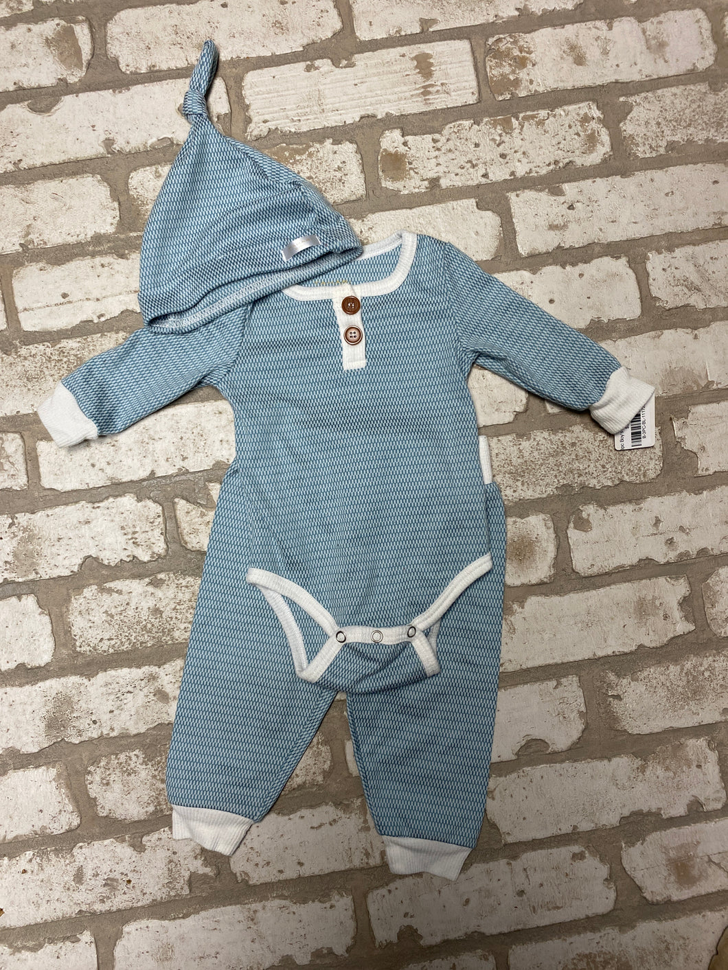 3pc Boy's Set (3/6M) Blue