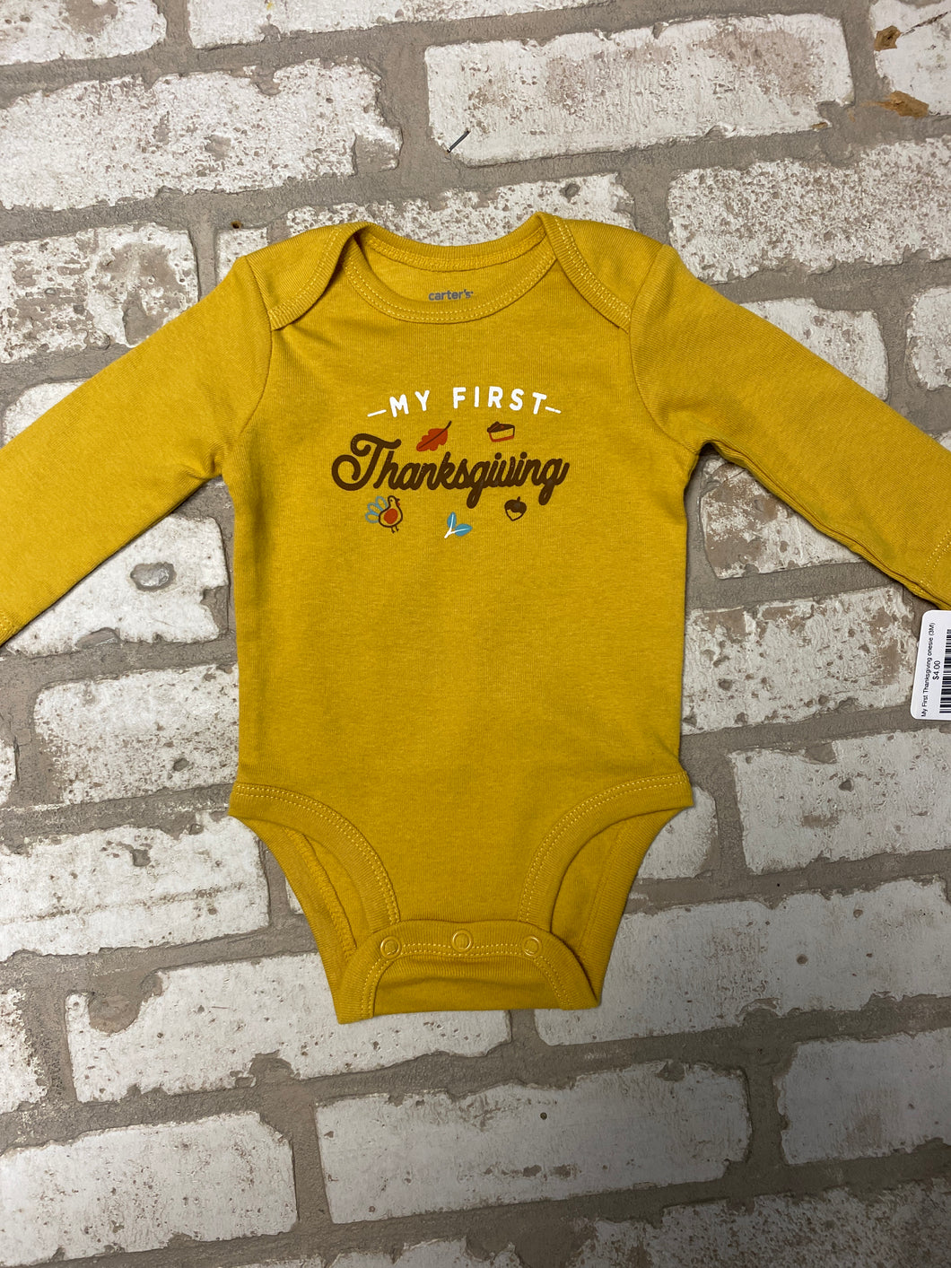 My First Thanksgiving onesie (3M)