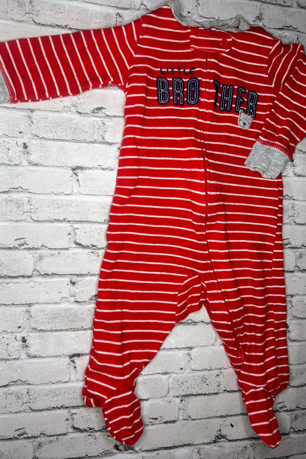 Carter’s: “Little Brother” Dual Zip Sleeper- 3M