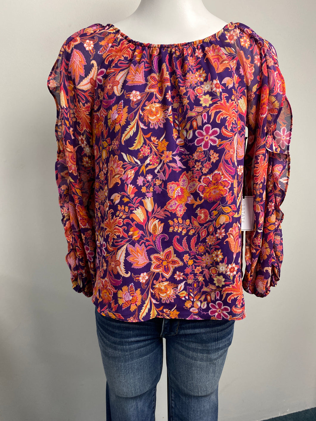 1.STATE Flower Top (XS)NEW