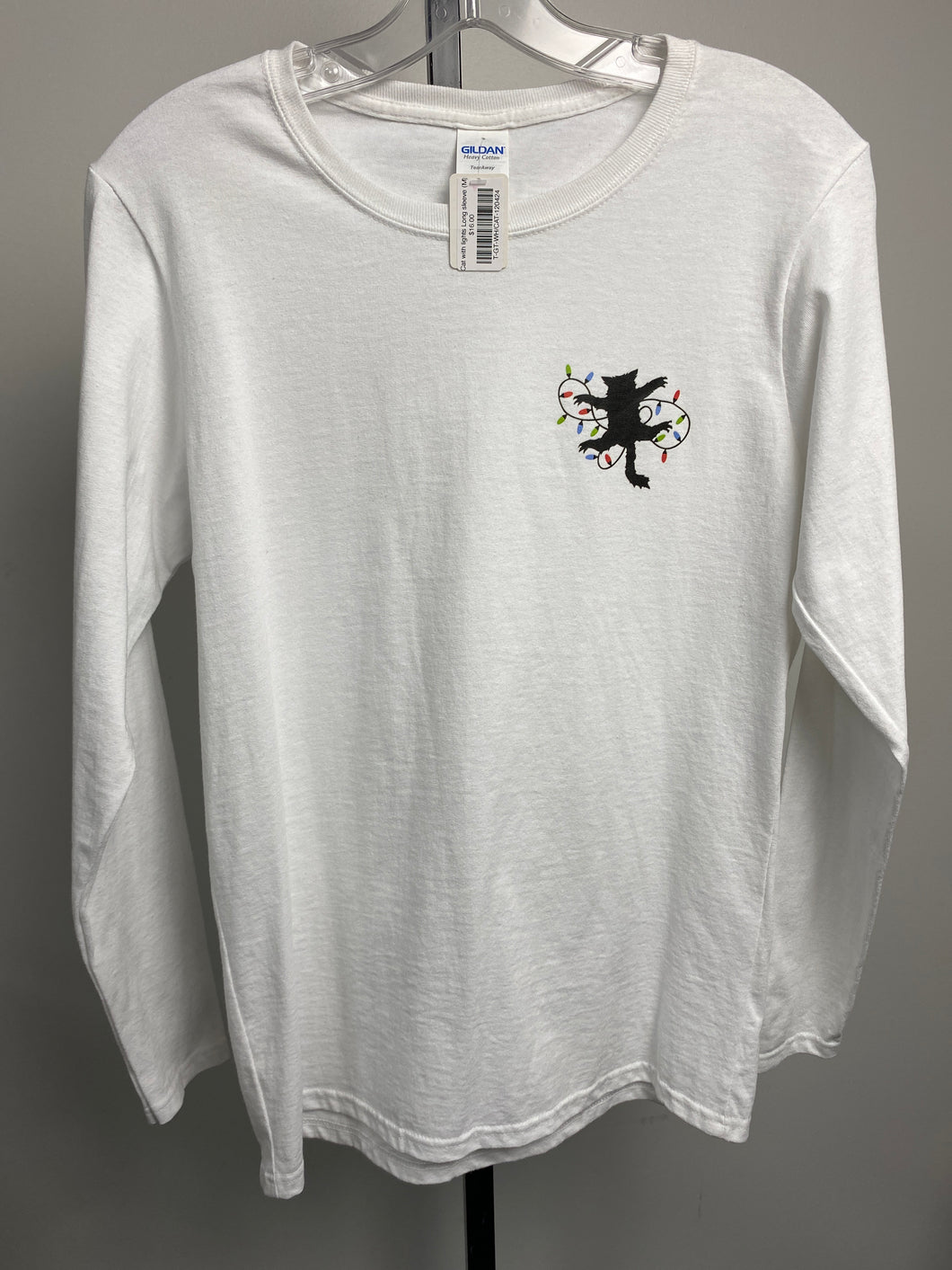 Cat with lights Long sleeve (M)
