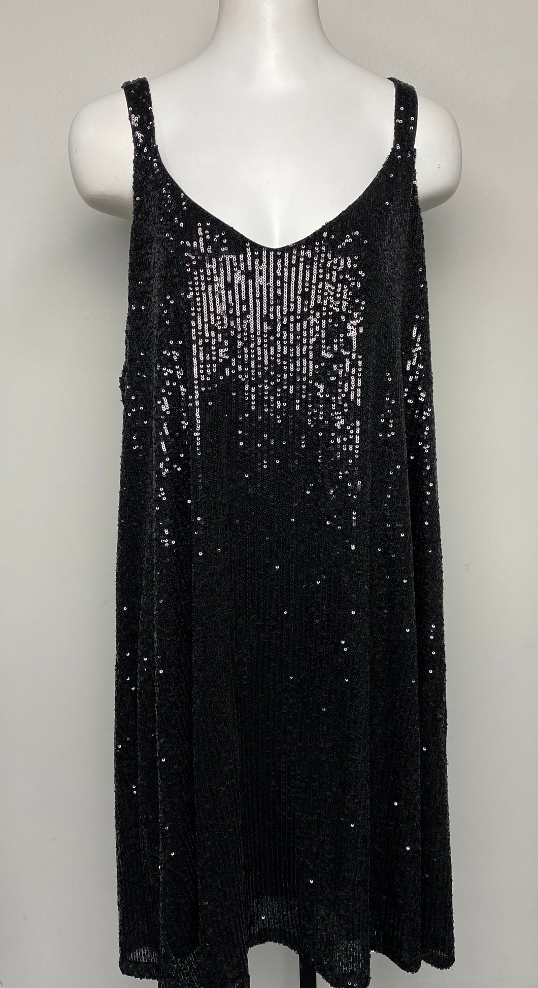 Maurices Black Sequin Dress NEW!- (3X)