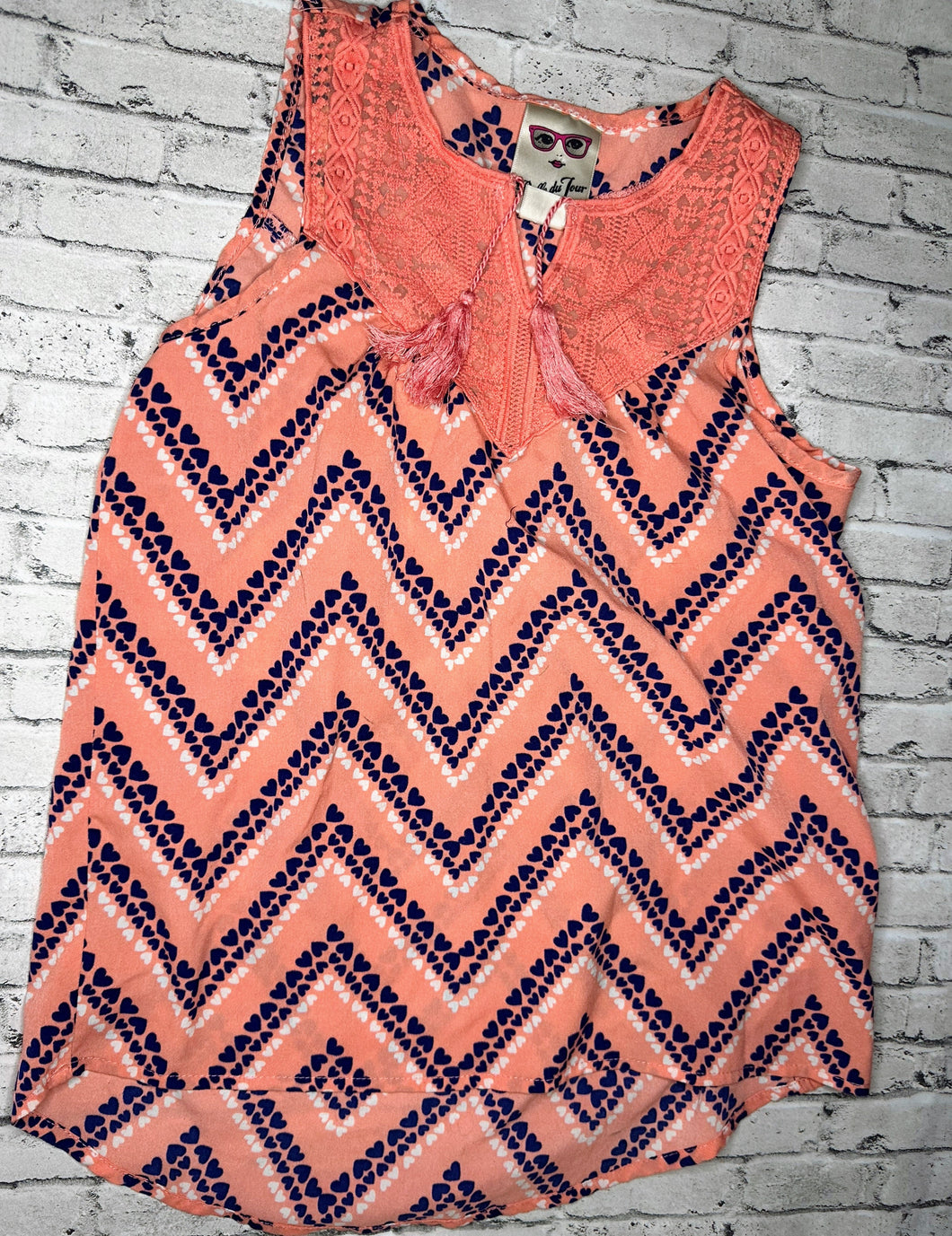 Blue Heart Tank - Youth M