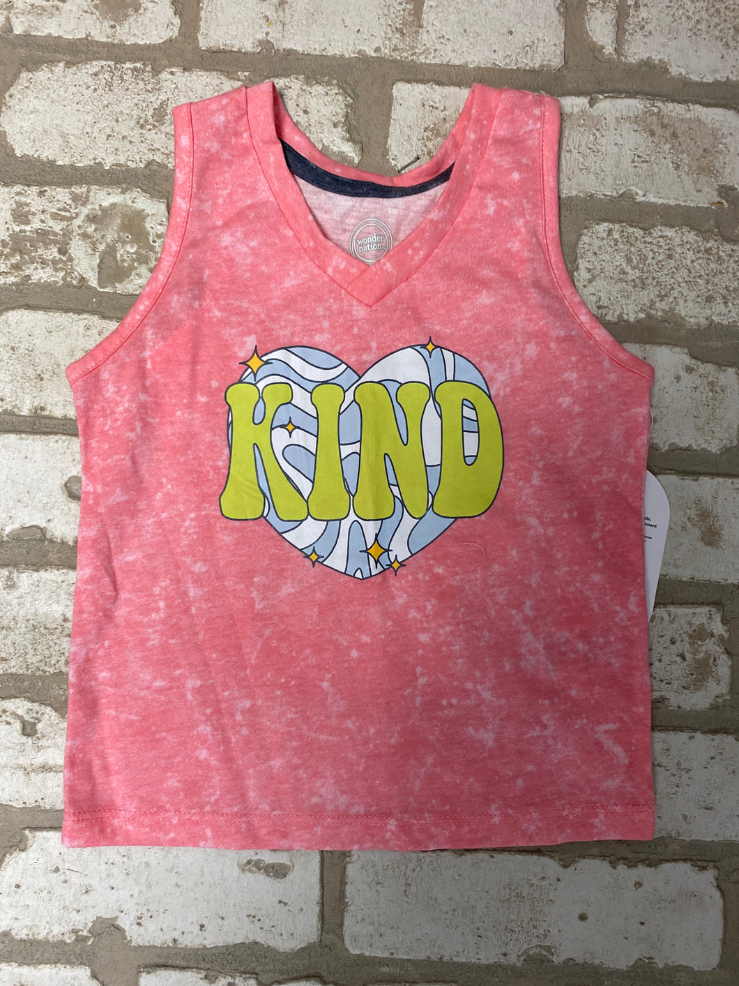 Girls Pink Tank (4/5)