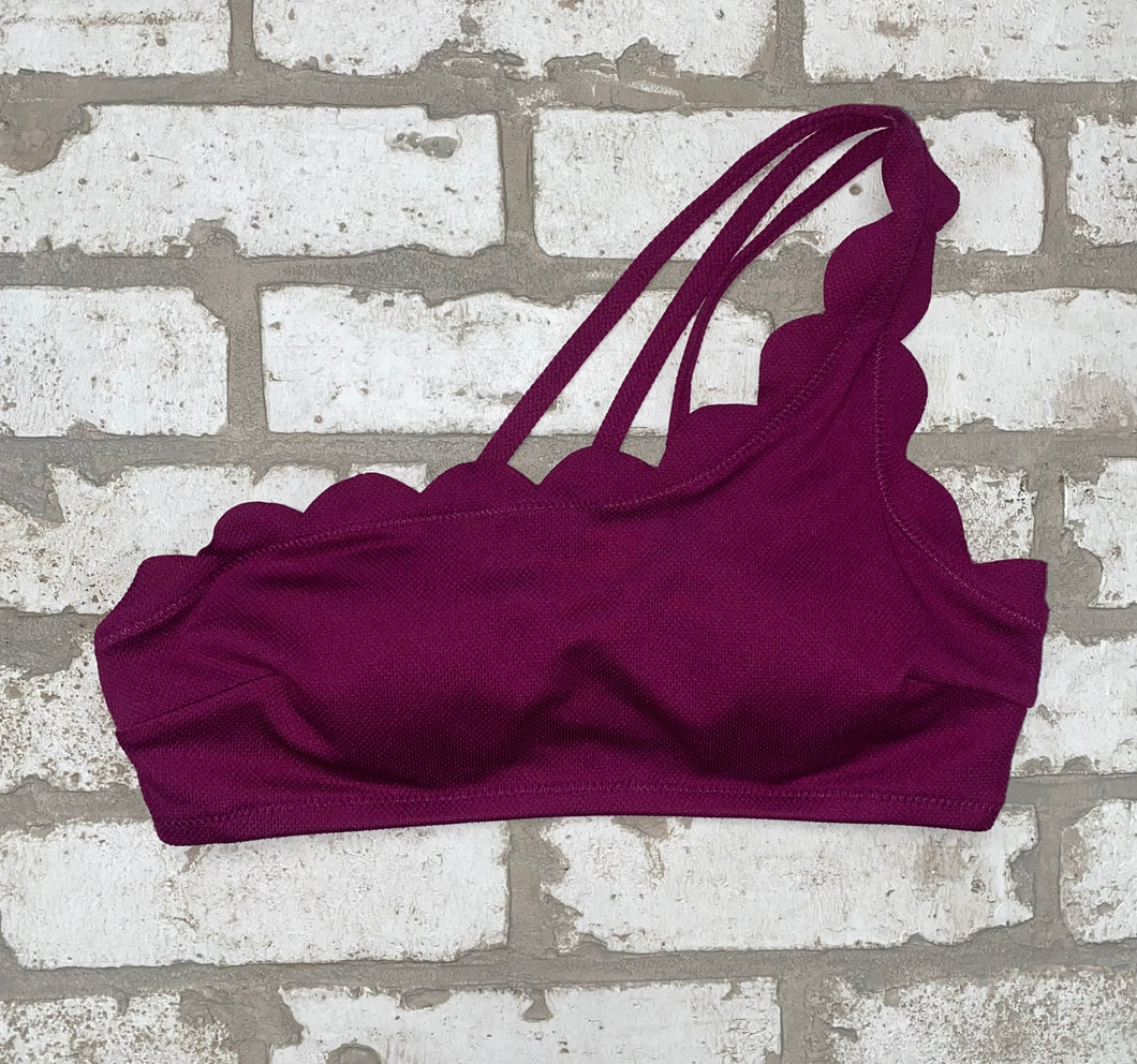 Scalloped Swim Top- (S)