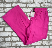 Load image into Gallery viewer, Happily Gray Linen Pants NEW!- (L)
