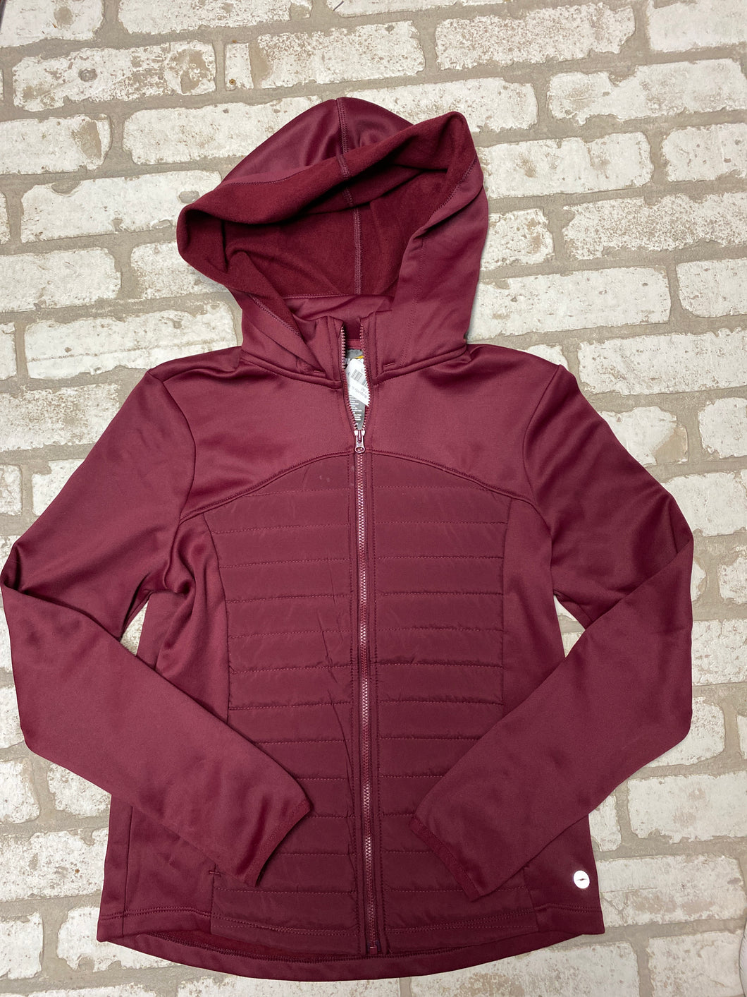 Girl's Zip Up Burgundy (L 10/12)