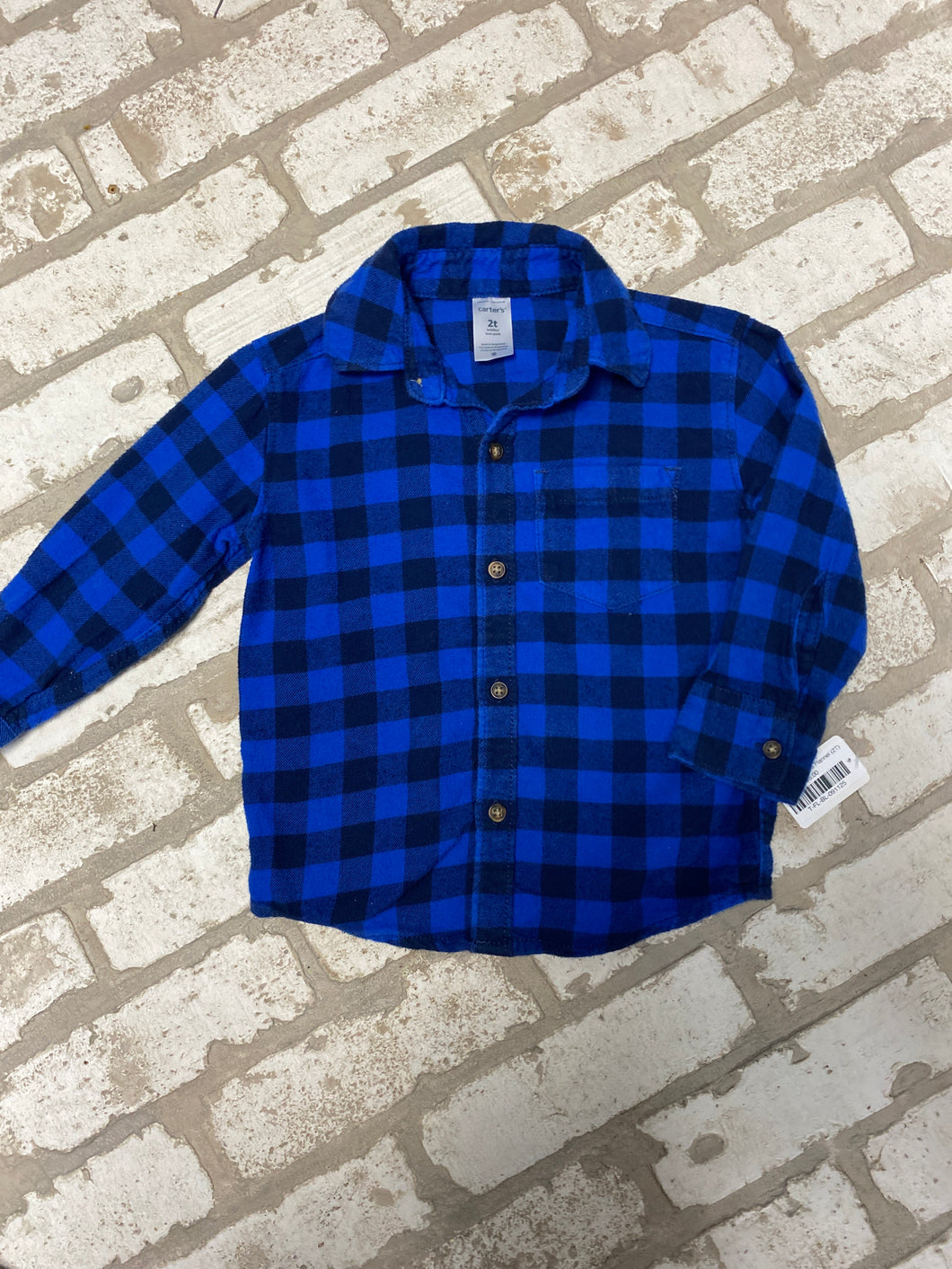 Carter's Blue Boy's Flannel (2T)