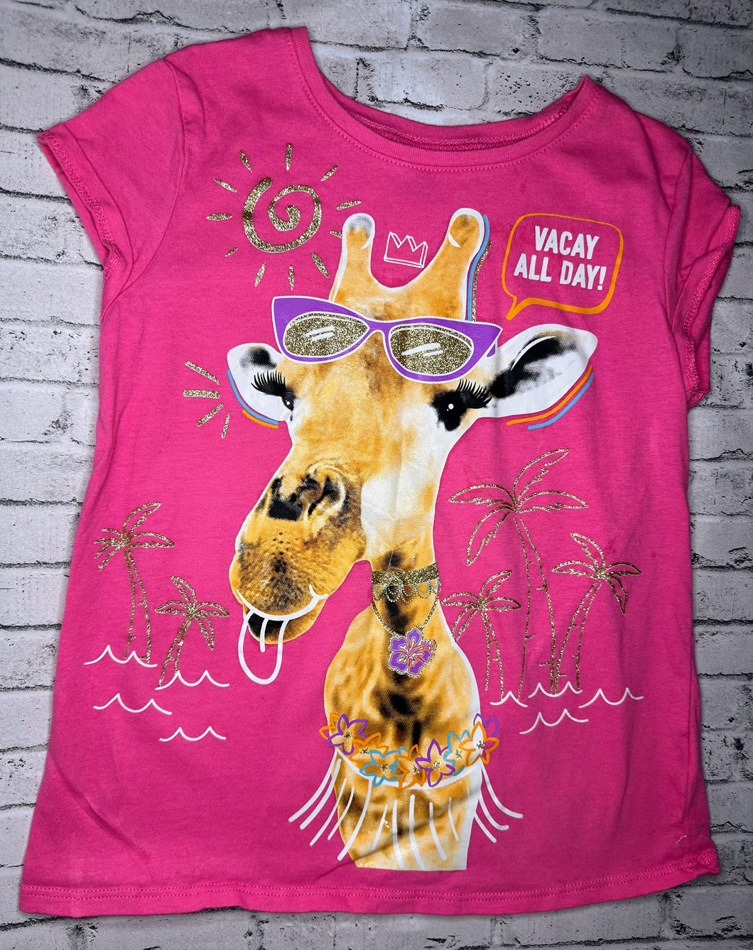 Children’s Place: Giraffe Graphic Tee- 7/8