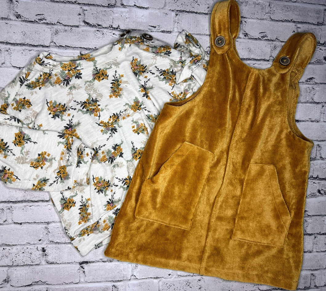Jessica Simpson: Tan Floral Set- 12m