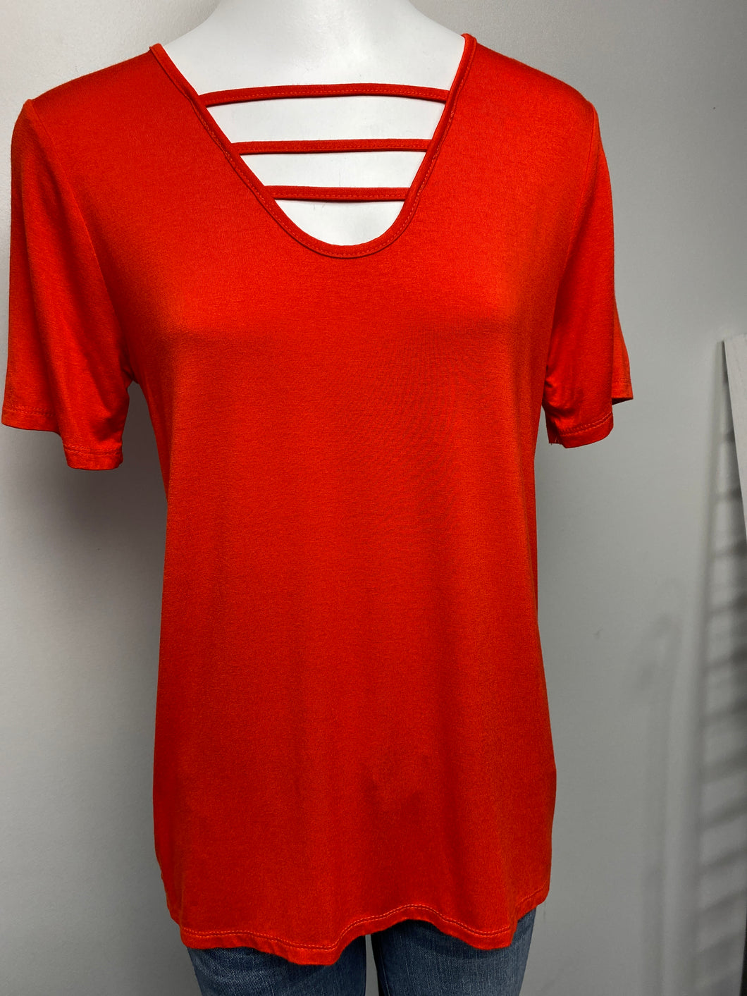 Grace & Emma orange short sleeve (S)