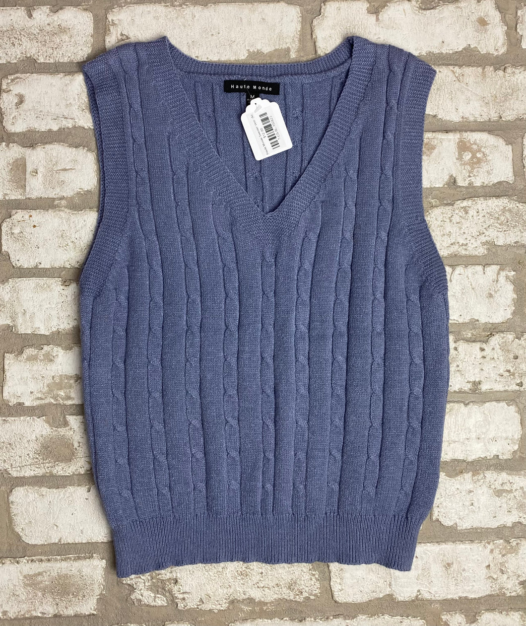 Haute Monde Sweater Vest- (M)