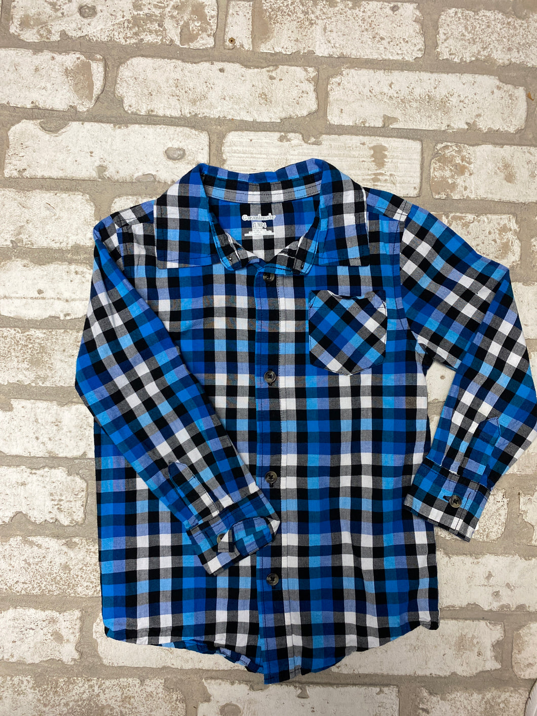 Plaid Boy's Dress Shirt (4T)