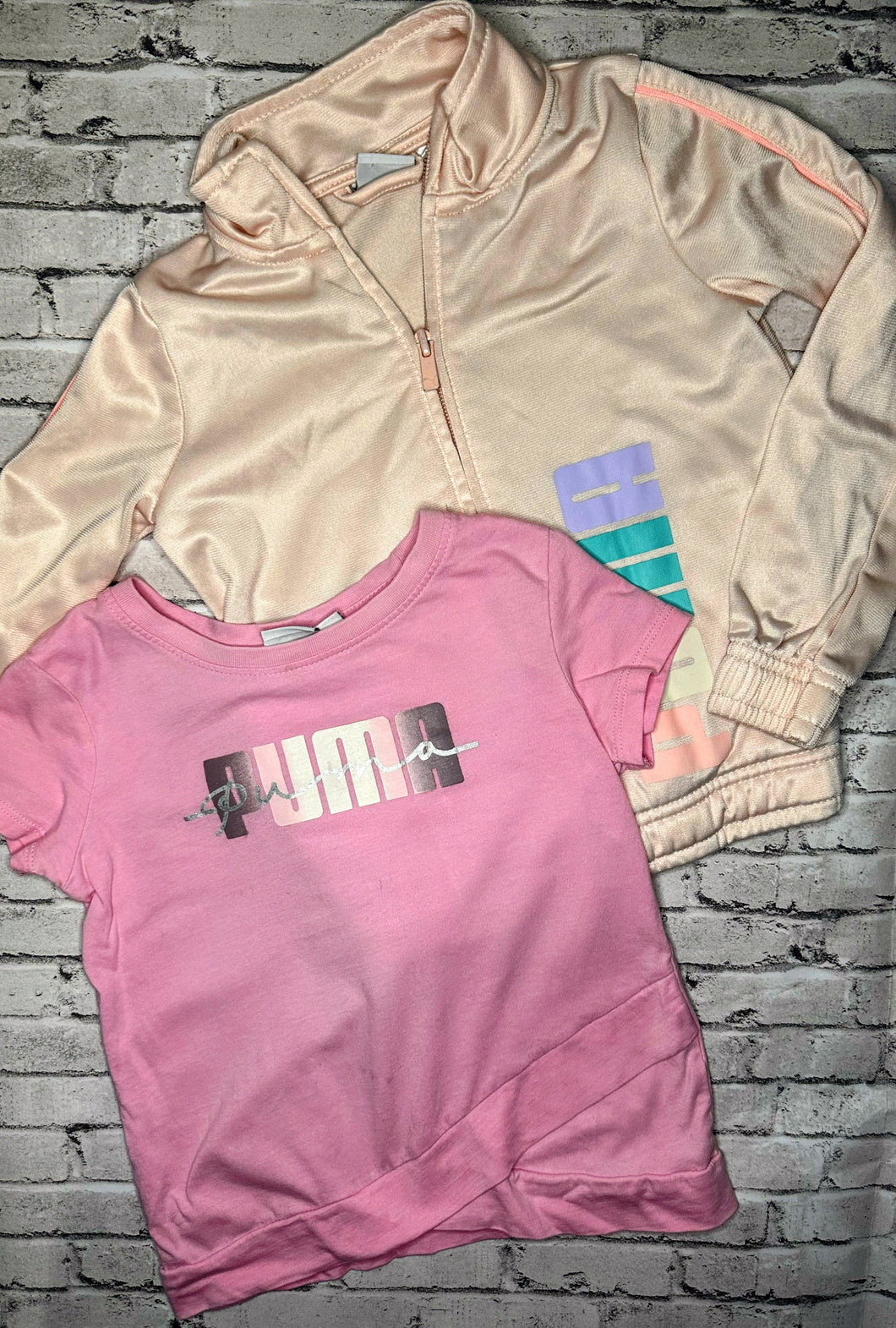 Puma: 2pc Pink PUMA Set- 4T