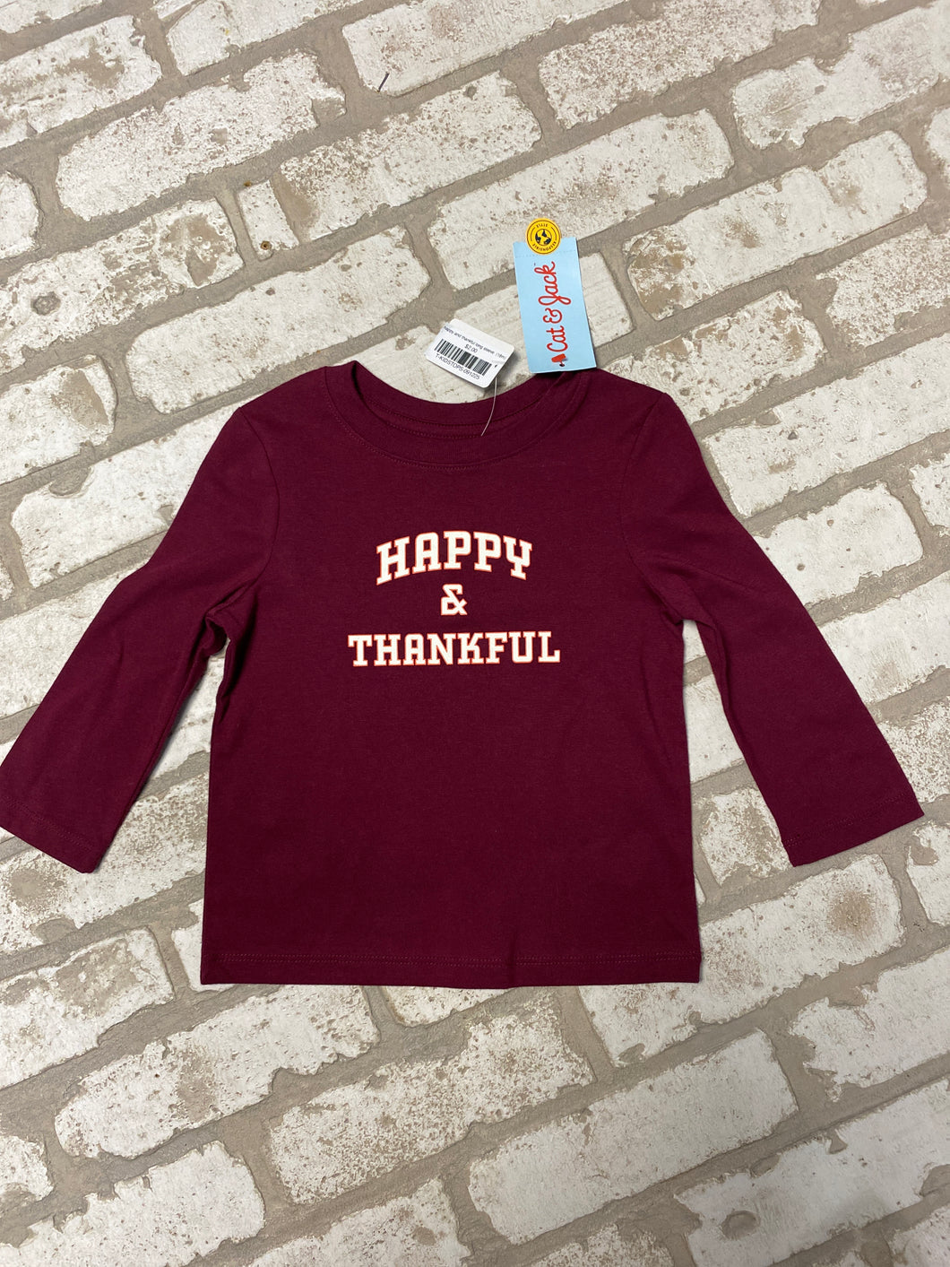 happy and thankful long sleeve  (18m)