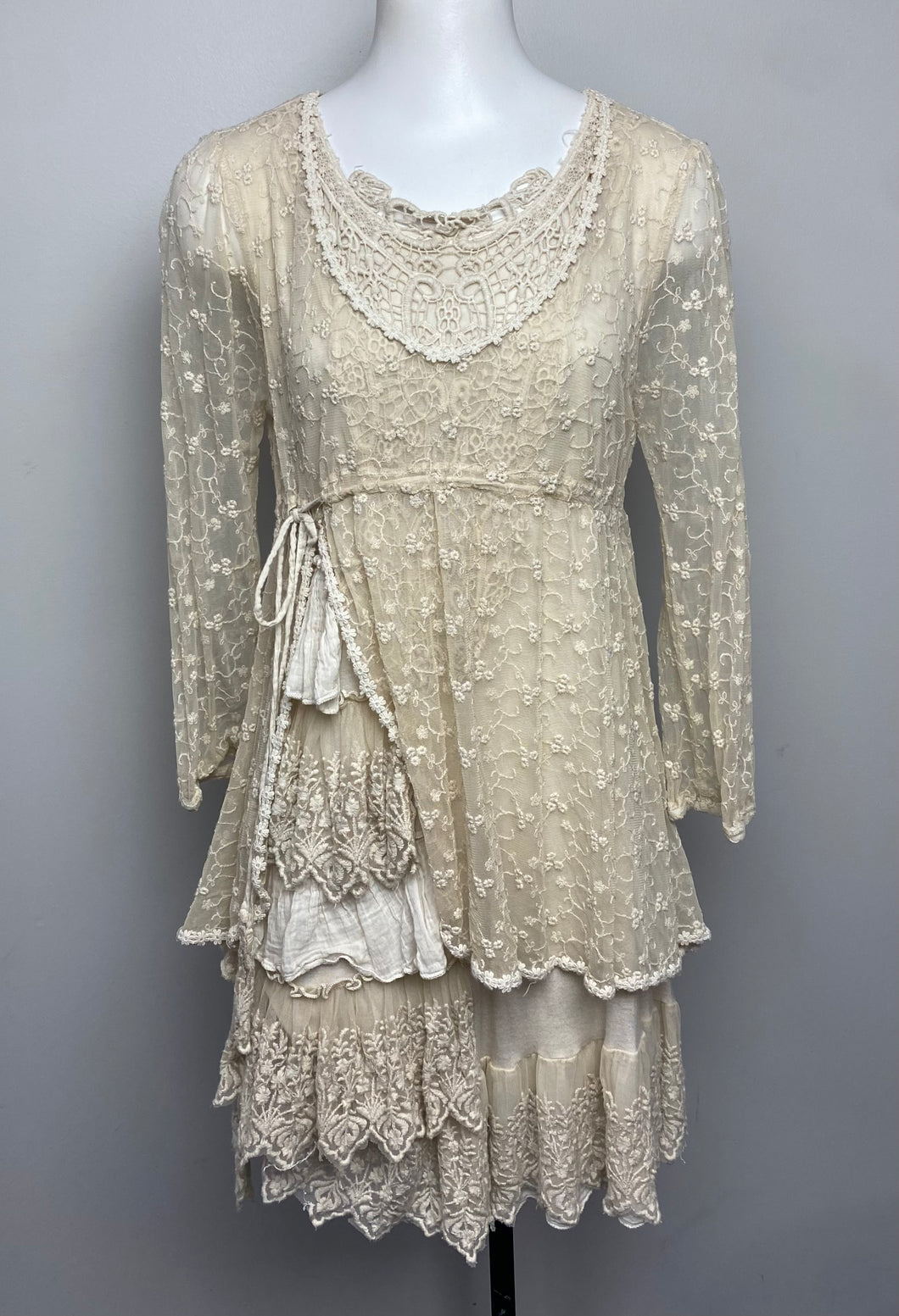 Sacred Threads Boho Dress- (S/M)