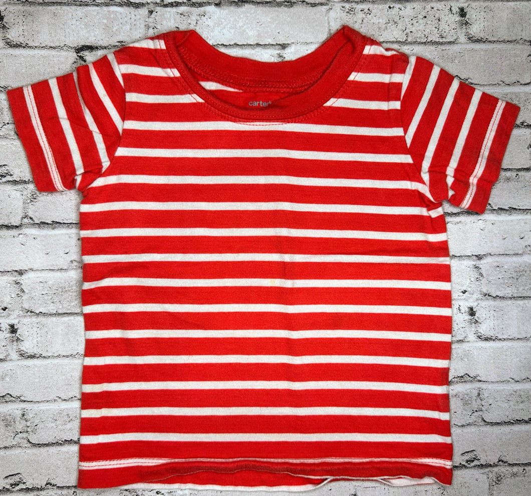 Carter’s: Red Stripe Tee - 18m