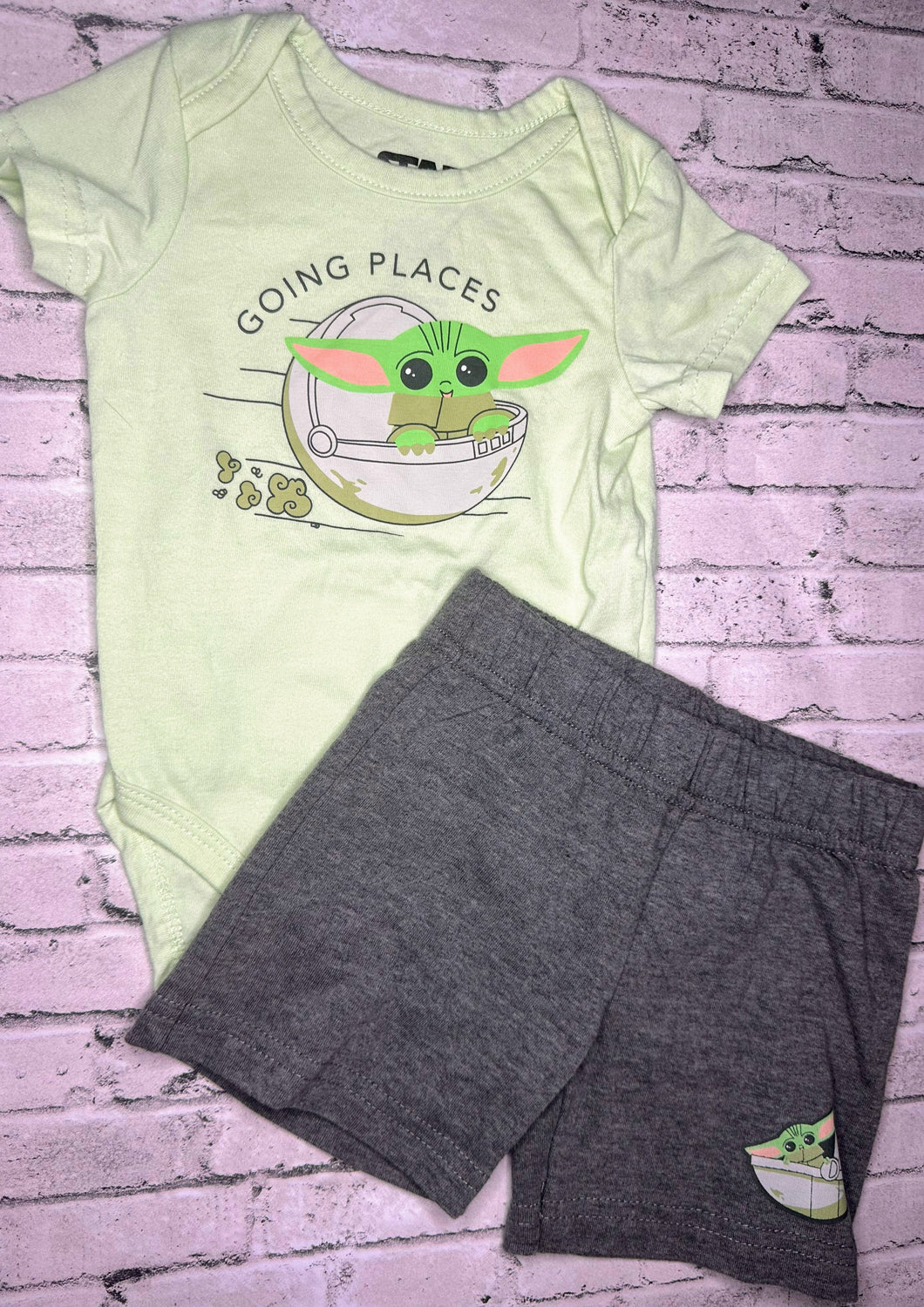 Star Wars: 2pc Yoda Set- 0/3m