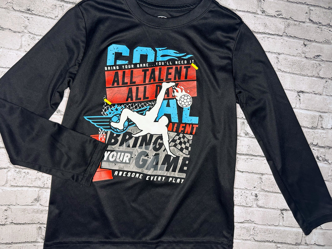 Athletic Works: Soccer Graphic Tee- 4/5