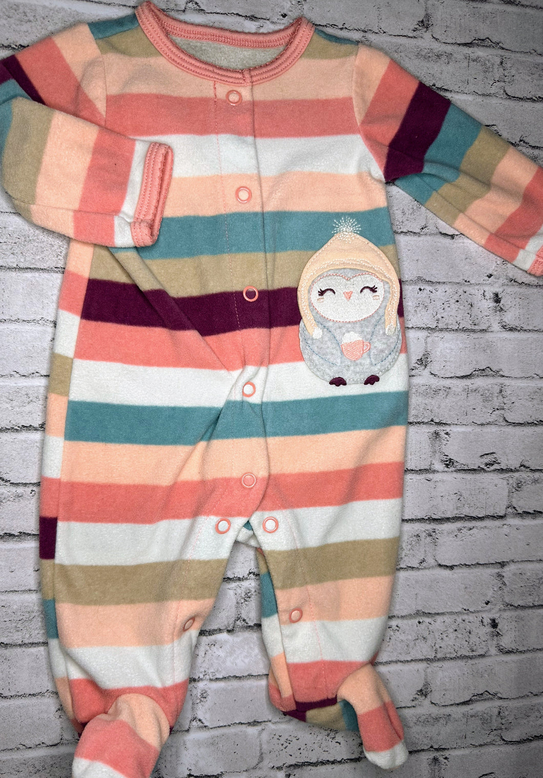 Carter’s: Fleece Owl Sleeper- Newborn