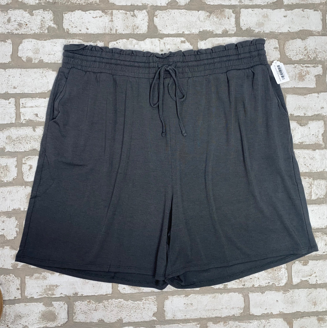 Zenana Grey Shorts NEW!- (3X)