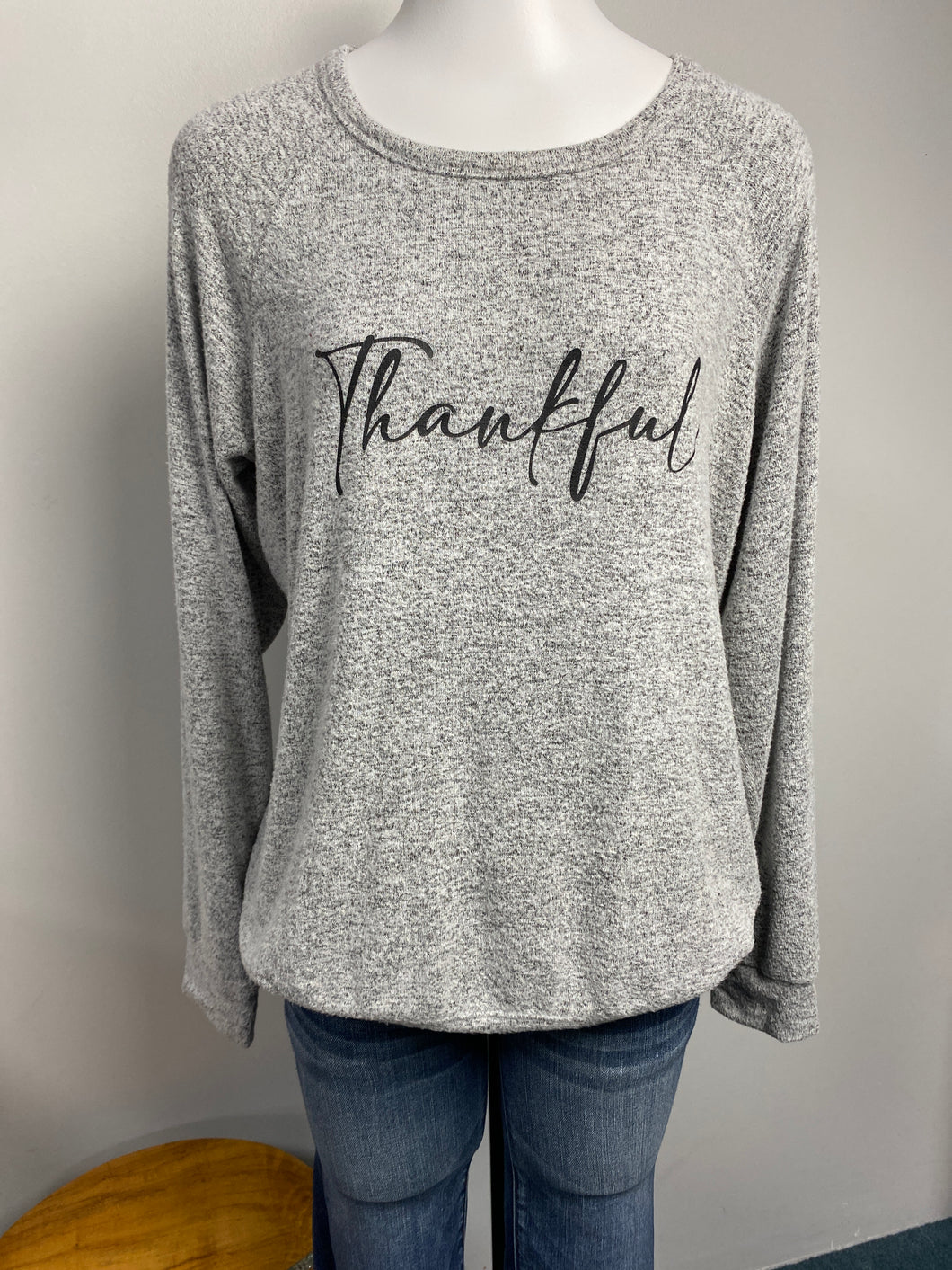 Grey Thankful Long sleeve (L)