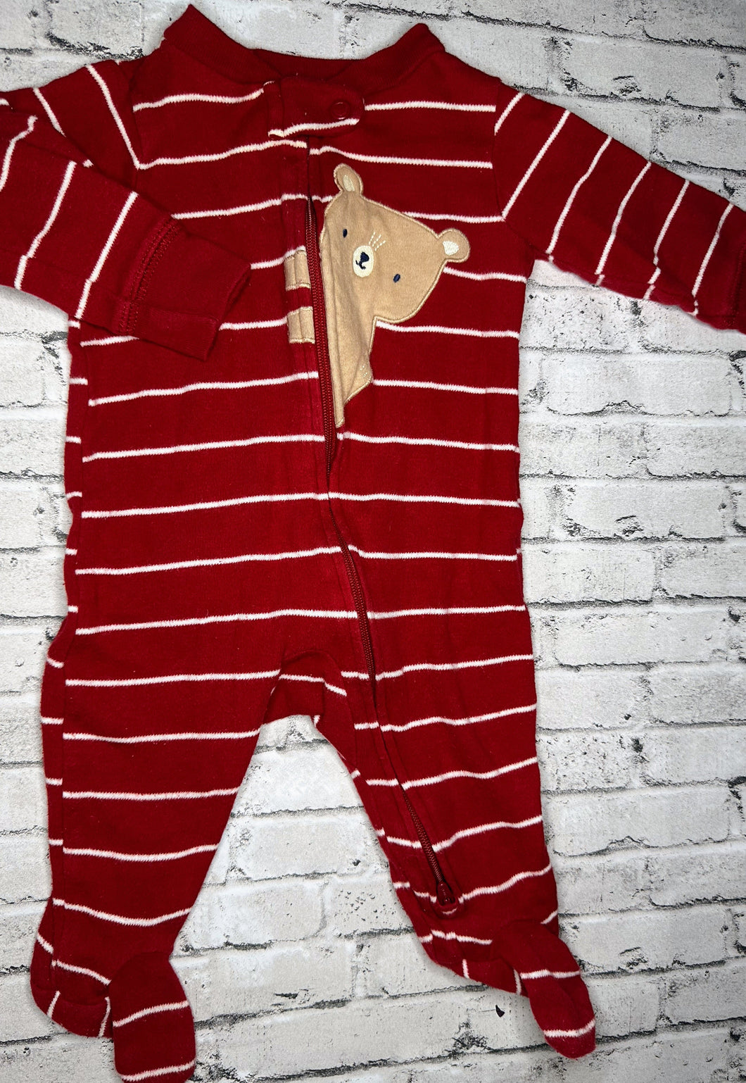 Carter’s- Dual Zip Bear Sleeper- 3M