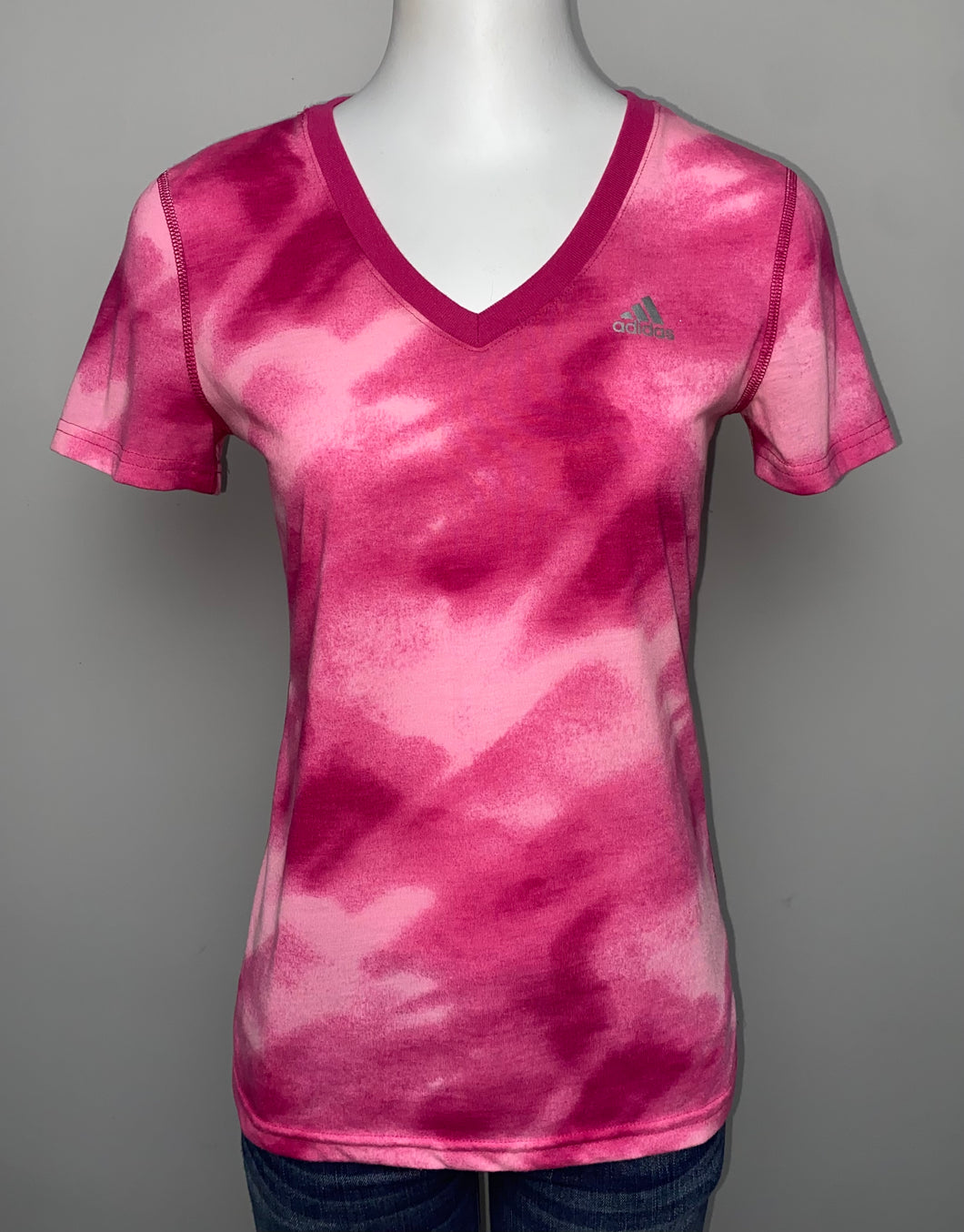 Adidas V-Neck Tee- (XS)