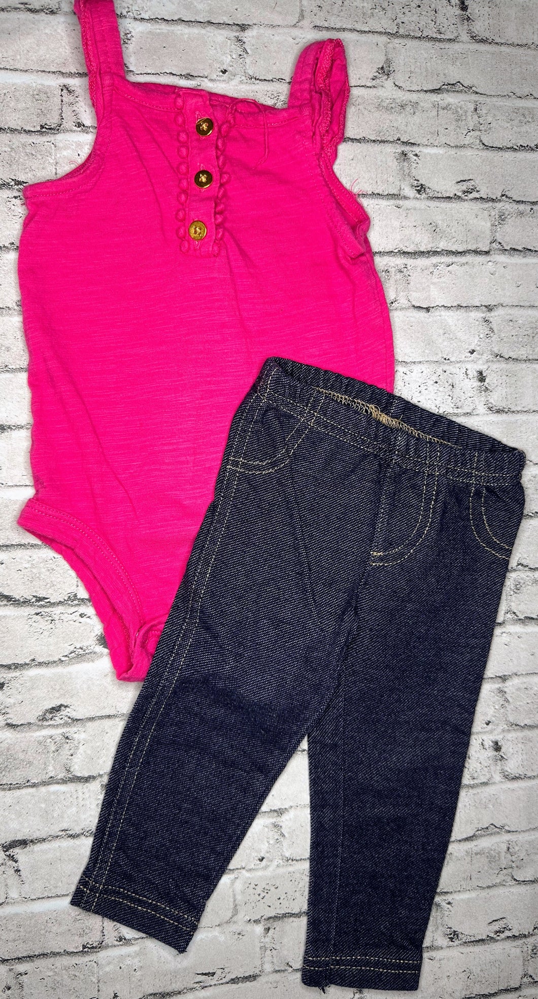 Carter’s: Pink Tank Set- 6m