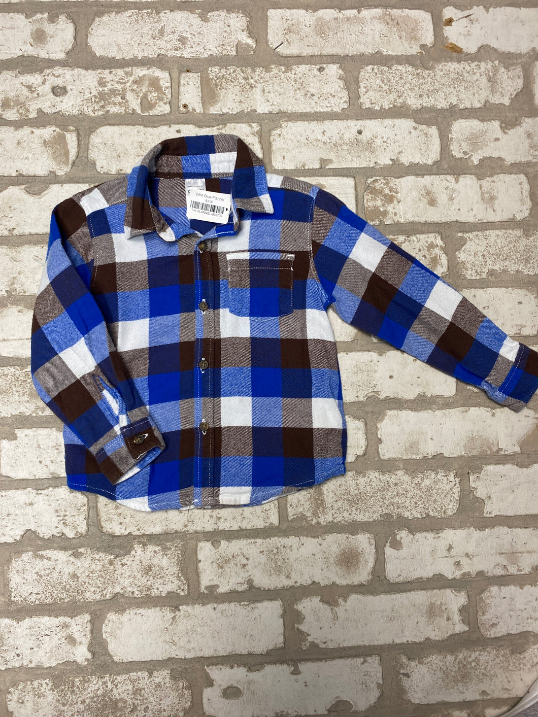 24M Blue Flannel