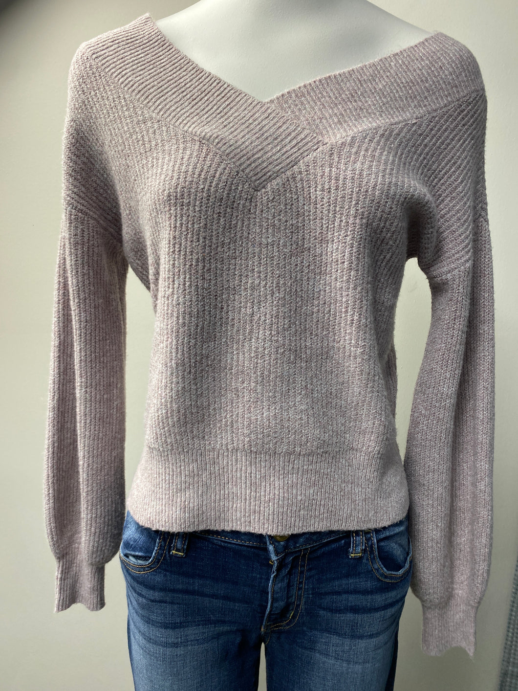 Pink rose sweater (XS)