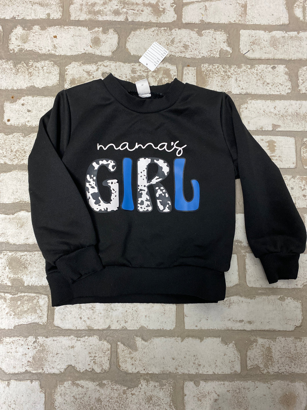 Mama's Girl sweatshirt (4Y)