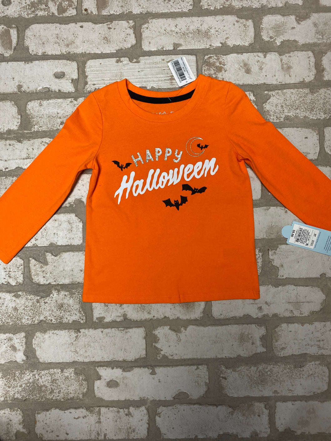 happy halloween long sleeve (2T) NEW!