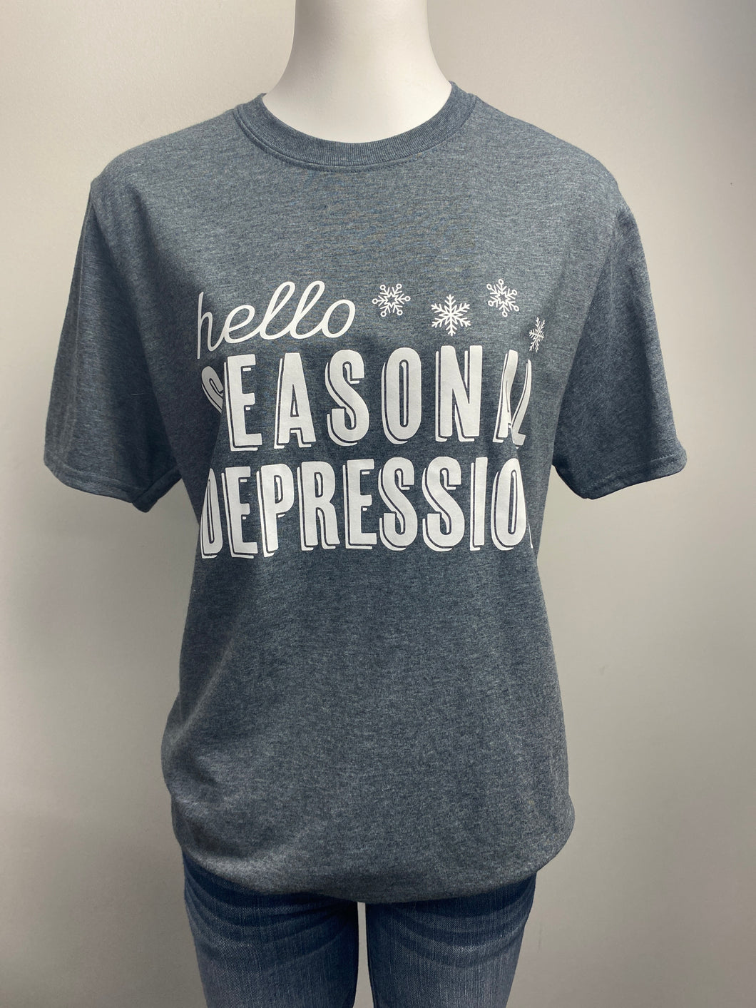 Hello Seasonal Depression Tee (M)