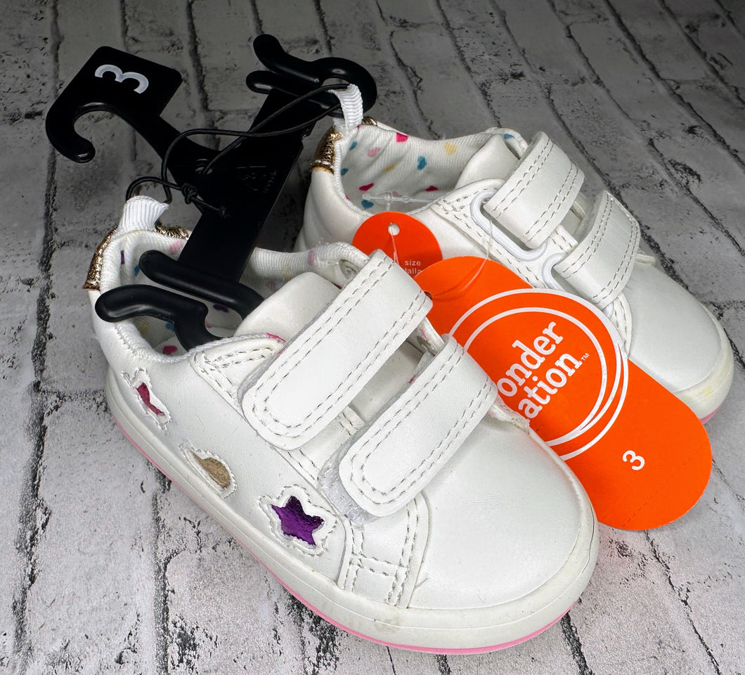 Wonder Nation: White Shape Tennis - 3c NEW!
