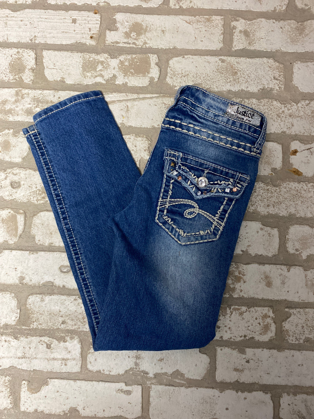 Girl's Justice Jeans (8R)