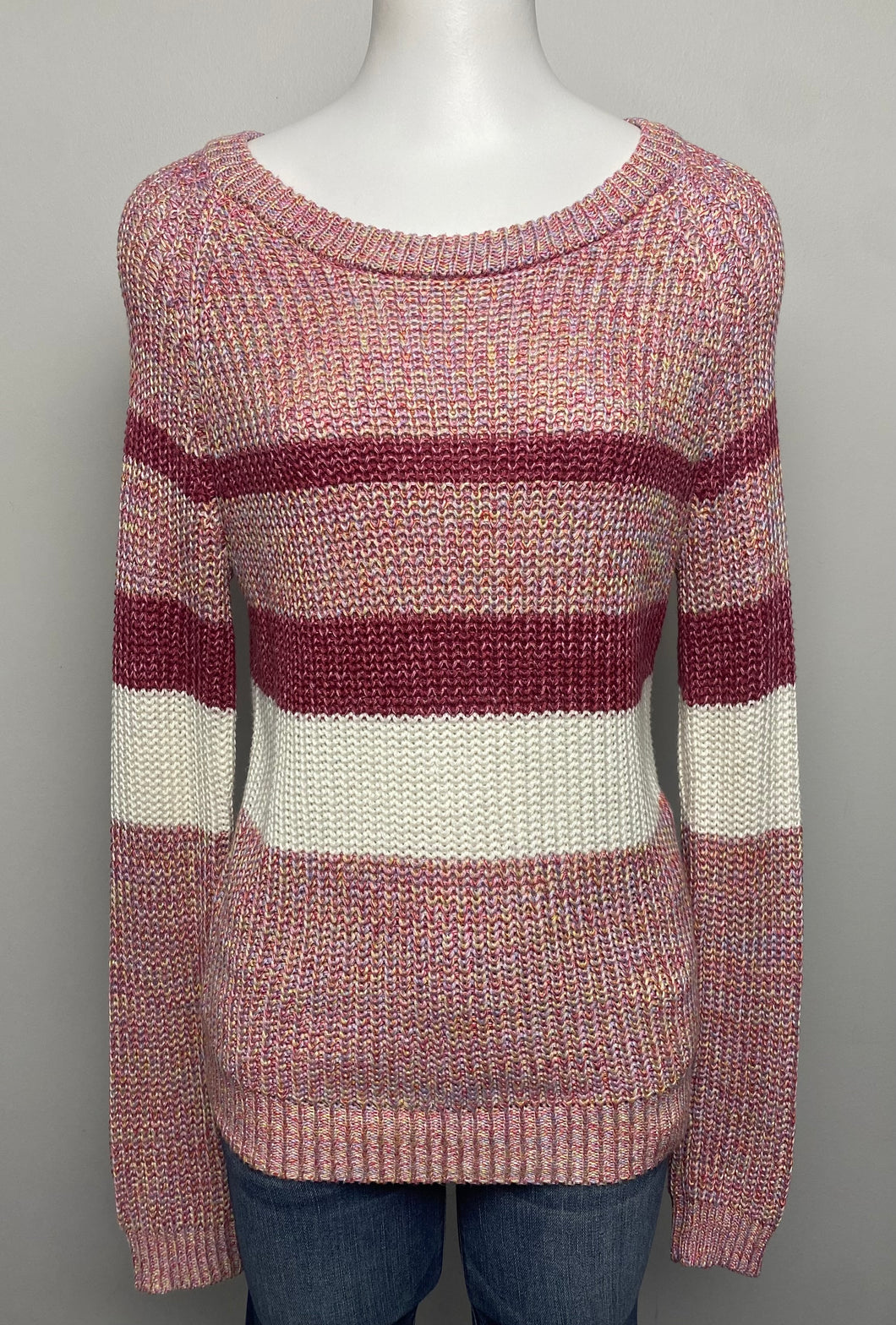 Pink Lily Knit Sweater- (S)
