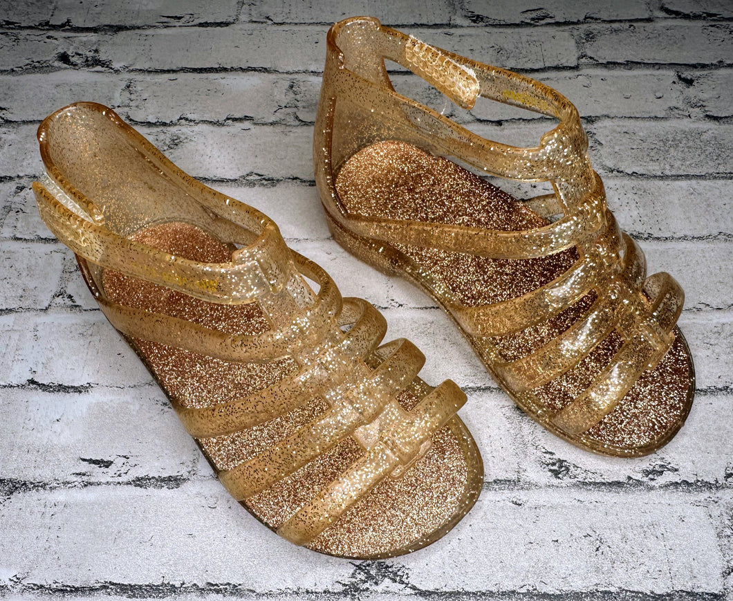 Gold Sparkle Sandles- 6C