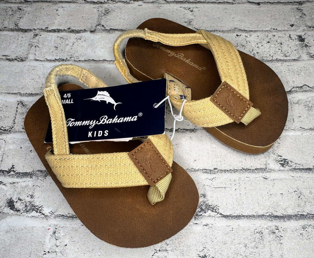 Tommy Bahama: Tan Sandles - 4/5c NEW!