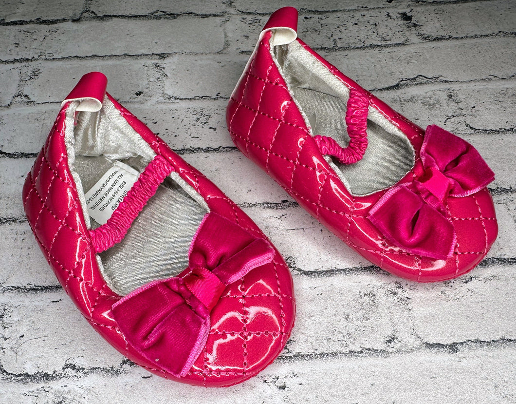 Pink Infant Flats- 6/9m