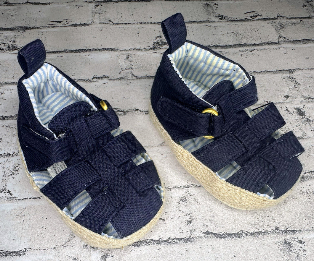 First Steps: Navy Sandles- 2c