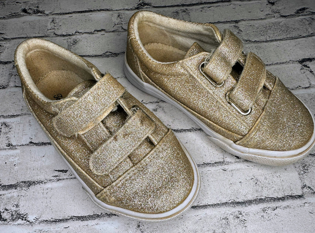 Tommy Bahama: Gold Glitter Shoes- 8C