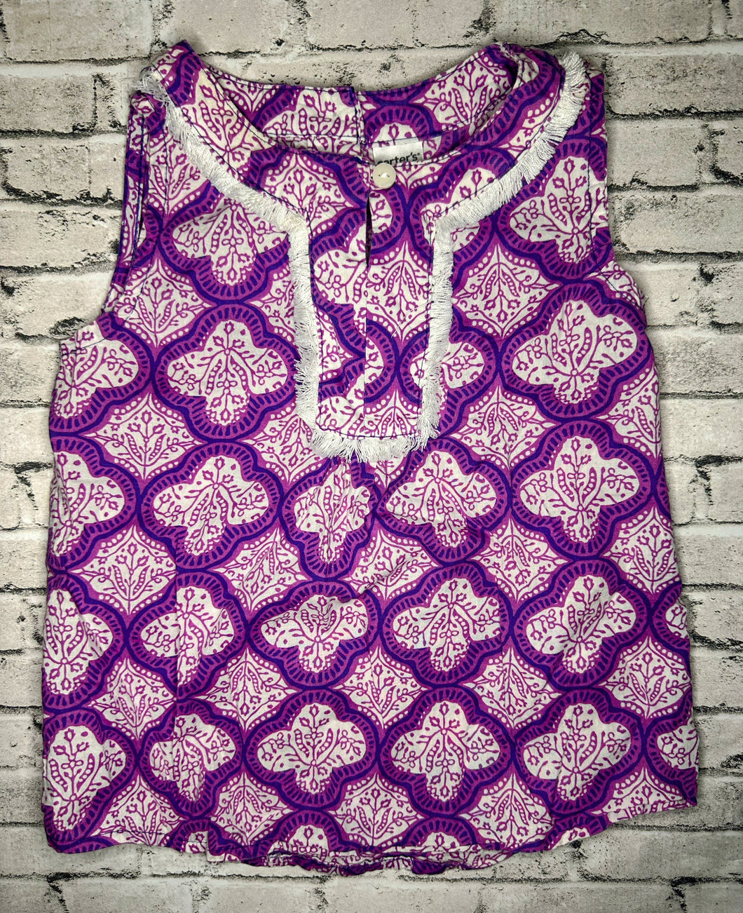 Carter’s: Purple Paisley Tank- 4T
