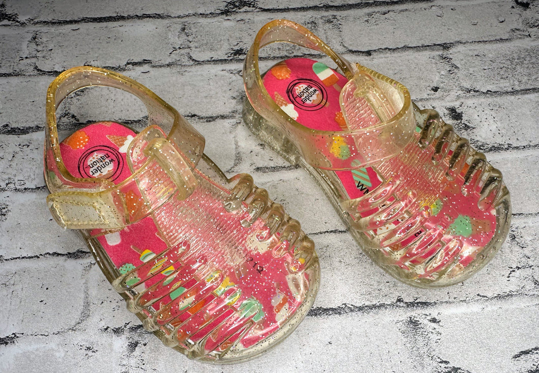 Wonder Nation: Clear Gel Sandles- 2c