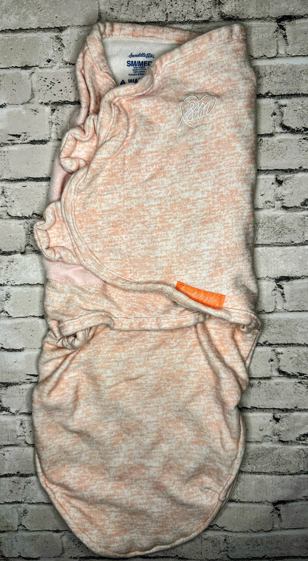 SwaddleMe: Pink Velcro Swaddle- SM/MD