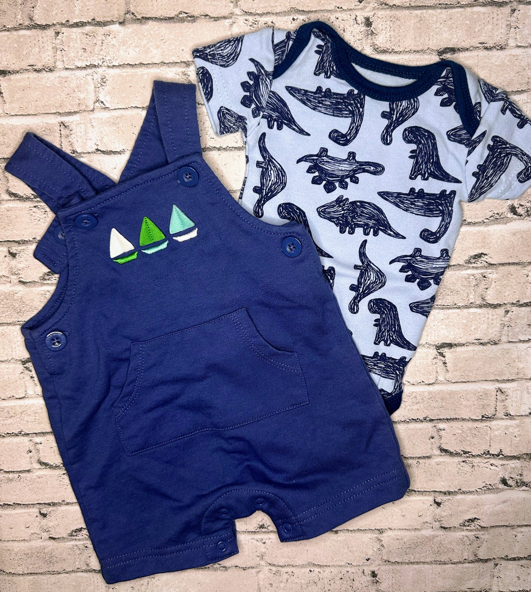 2pc Dino + Overall Set- 3M