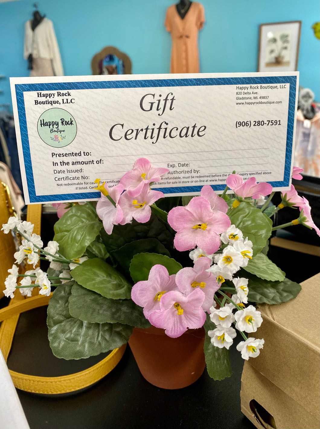 Happy Rock Boutique- GIFT CERTIFICATE